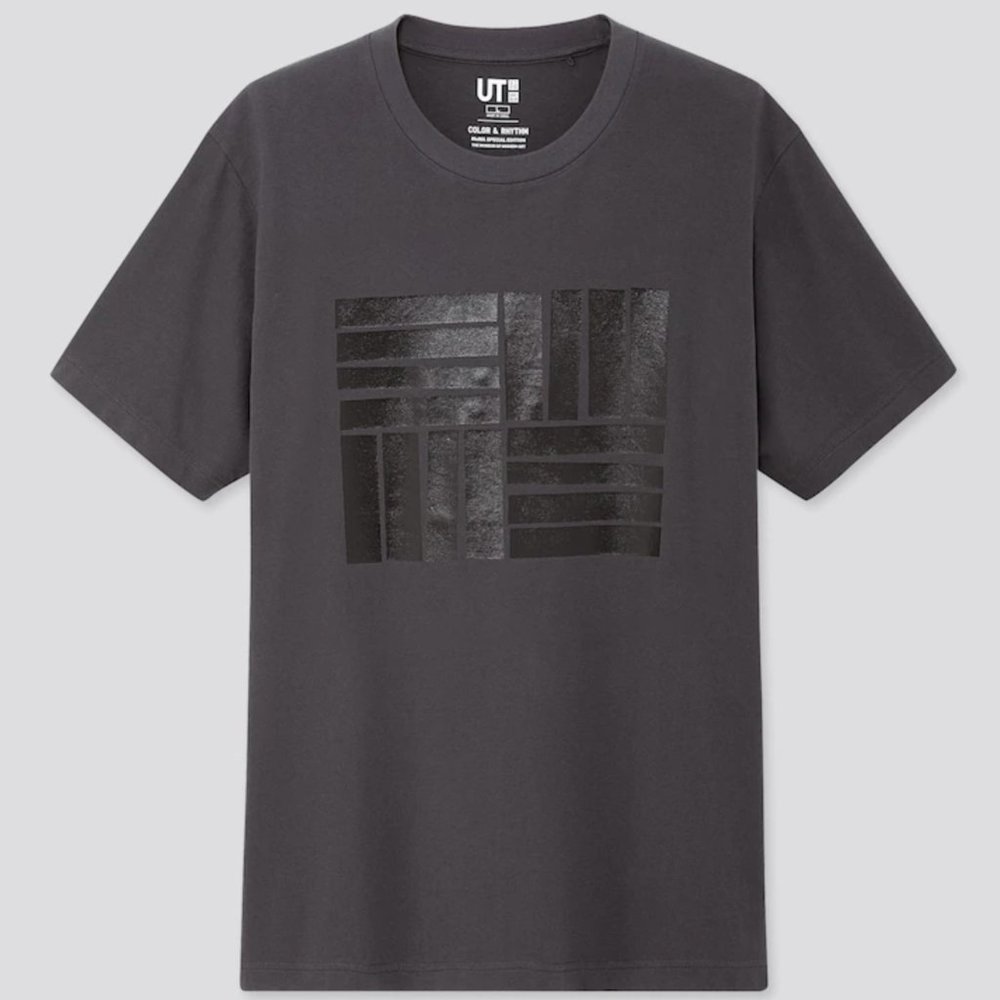 2x BNWT Uniqlo Color & Rhythm T-Shirts (Black and Grey), XXS